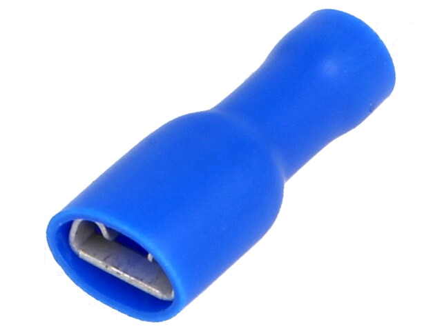 Connector: vlak; 6,3mm; 0,8mm; vrouwelijk; 1,5÷2,5mm2; klemmen Connector: vlak; 6,3mm; 0,8mm; vrouwelijk; 1,5÷2,5mm2; klemmen